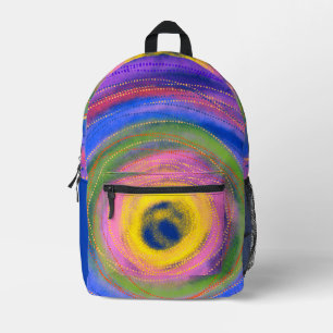 Benutzerdefinierte farbenfrohe lebendige Zentrieru Bedruckter Rucksack