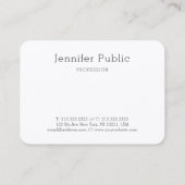 Benutzerdefinierte Farbenfrohe moderne Abstrakte E Visitenkarte (Rückseite)