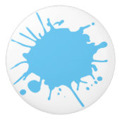 Benutzerdefinierte Farbfarbe Farbe Splash Ihre Wah Keramikknauf (Vorderseite)