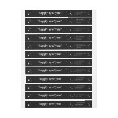 Benutzerdefinierte Farbfreude Neue Rücksendeadress (Bogen)