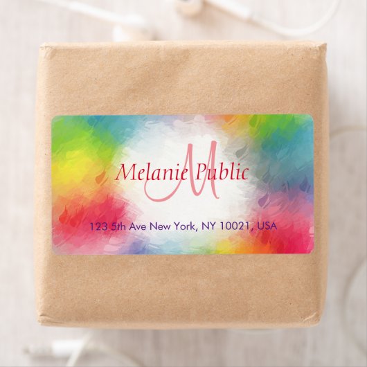 Benutzerdefinierte farbige, moderne Regenbogen-Mon (Insitu)