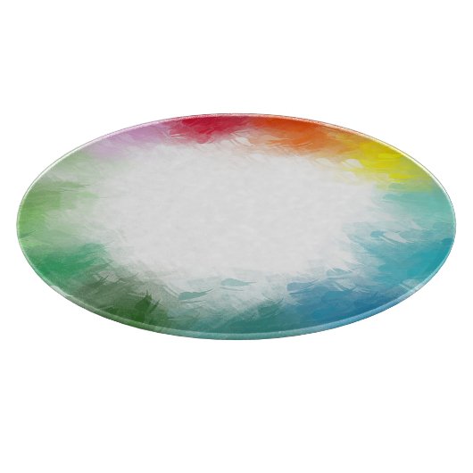 Benutzerdefinierte farbige Vorlage Moderne Elegant Schneidebrett (Ecke)