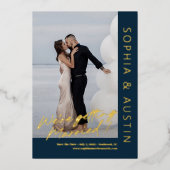 Benutzerdefinierte Farbkarte mit einfacher Note FO Folieneinladung (Vorderseite)