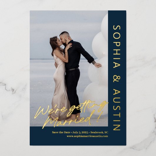 Benutzerdefinierte Farbkarte mit einfacher Note FO Folieneinladung (Vorderseite)