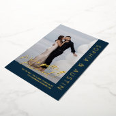 Benutzerdefinierte Farbkarte mit einfacher Note FO Folieneinladung (Gedreht)