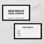 Benutzerdefinierte Farbleiste Visitenkarte (Vorne/Hinten)