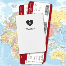 Benutzerdefinierte Farbmonogramm Herz Moderne Schr