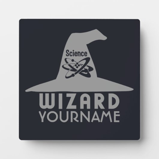 Benutzerdefinierte Farbplakette des Science Wizard Fotoplatte (Vorderseite)