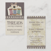 Benutzerdefinierte Farbspools für Fadennähte Visitenkarte (Vorne/Hinten)