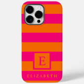 Benutzerdefinierte Farbstreifen in rosa Farbstreif Case-Mate iPhone Hülle (Rückseite)