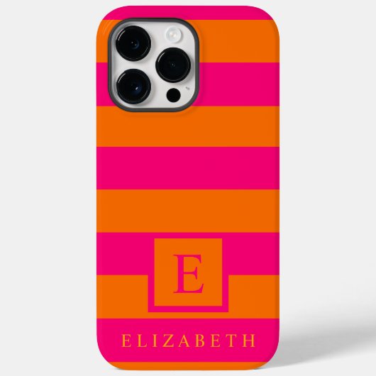 Benutzerdefinierte Farbstreifen in rosa Farbstreif Case-Mate iPhone Hülle (Rückseite)