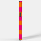 Benutzerdefinierte Farbstreifen in rosa Farbstreif Case-Mate iPhone Hülle (Rückseite / Rechts)