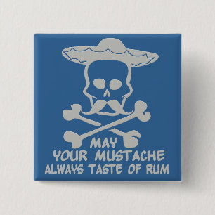benutzerdefinierte Farbtaste von Rum Mustache Button