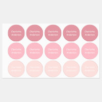 Benutzerdefinierte Farbtöne von Pink Kid's Names L