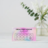 Benutzerdefinierte Farbverschiebungs-Loyalitätskar Visitenkarte (Stehend Vorderseite)