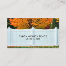 Benutzerdefinierte Fencing Visitenkarte