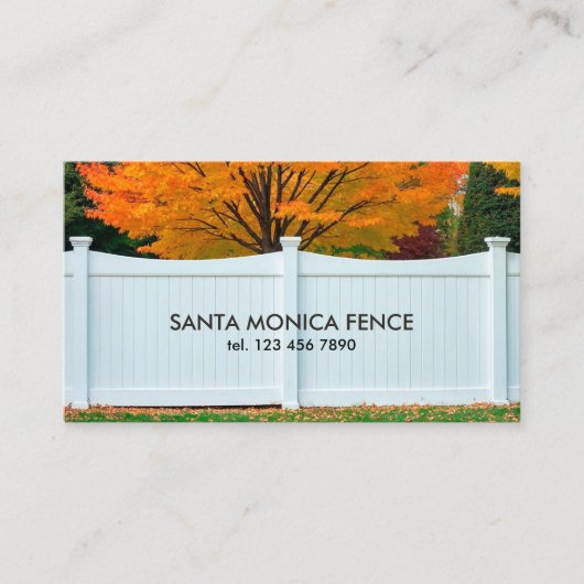 Benutzerdefinierte Fencing Visitenkarte (Vorderseite)