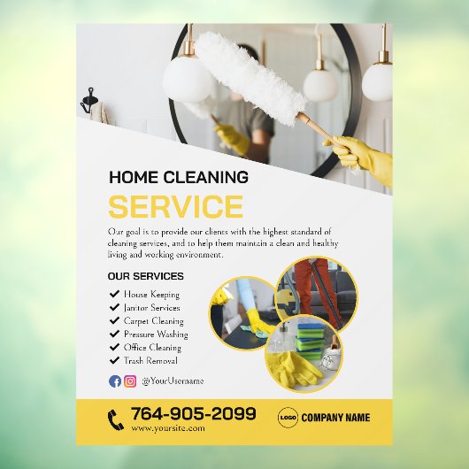 Benutzerdefinierte Fensterklammern für Reinigungsd Fensteraufkleber (Blatt 3)