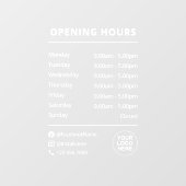 Benutzerdefinierte Fensterklammern mit Logos und s Fensteraufkleber (Blatt)