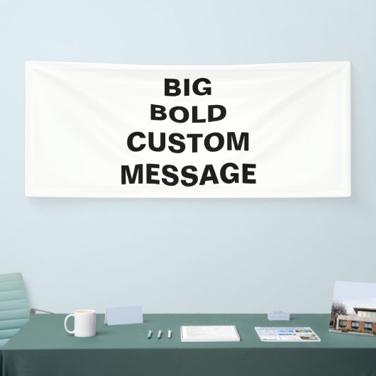 Benutzerdefinierte Fett-Schriftart Banner (Messe)