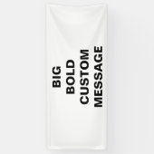 Benutzerdefinierte Fett-Schriftart Banner (Vertikal)