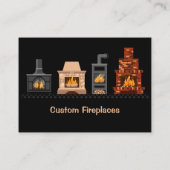 Benutzerdefinierte Feuerkarten-Visitenkarte Visitenkarte (Rückseite)