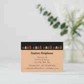 Benutzerdefinierte Feuerkarten-Visitenkarte Visitenkarte (Stehend Vorderseite)