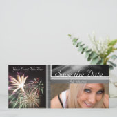 Benutzerdefinierte Fireworks Einladung (Stehend Vorderseite)