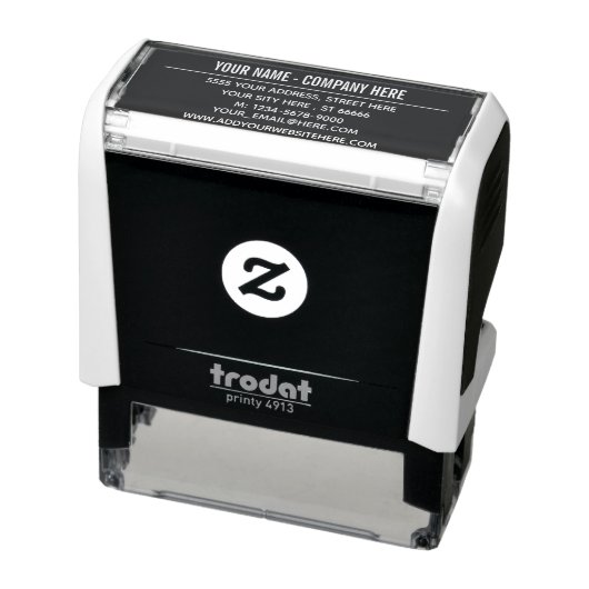Benutzerdefinierte Firmenadresse Ihre Briefmarke Permastempel (Produkt)