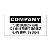 Benutzerdefinierte Firmenlogo-Adresse Rubber-Brief Gummistempel (Prägung)