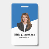 Benutzerdefinierte Firmenlogo-Barcode-Mitarbeiterf Ausweis (Vorderseite)