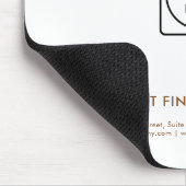 Benutzerdefinierte Firmenlogo-Business-Mauspad Mousepad (Ecke)