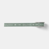 Benutzerdefinierte Firmenlogo Marken Geschenke Wei Satinband (Vorderseite)