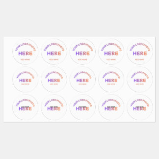 Benutzerdefinierte Firmenlogo-Name-Multi-Design-Au Etiketten