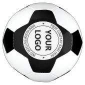 Benutzerdefinierte Firmenlogo Text Fußball Ball wä (Gedreht)