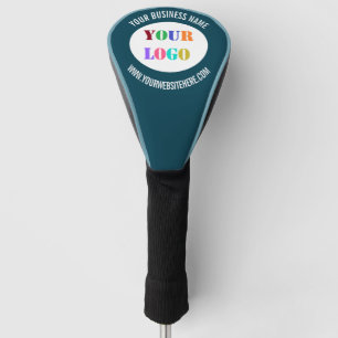 Benutzerdefinierte Firmenlogo und Text Golf Kopfbe Headcover