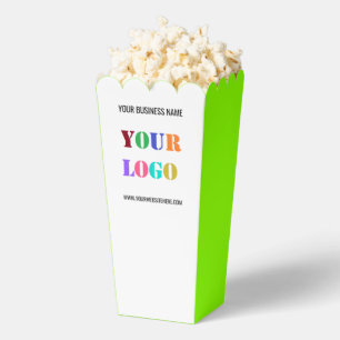 Benutzerdefinierte Firmenlogo und Text Popcorn-Box Geschenkschachtel