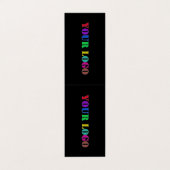 Benutzerdefinierte Firmenlogo-Visitenkarte Wählen  Visitenkarten (Außenseite Aufgefaltet)