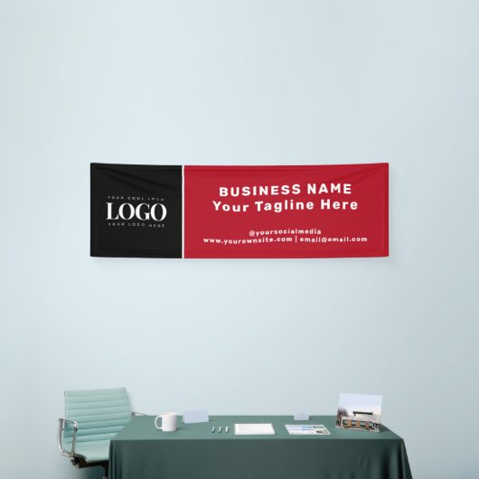 Benutzerdefinierte Firmenlogos für Schwarzweiß und Banner (Messeveranstaltung)