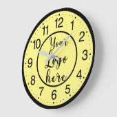 Benutzerdefinierte Firmenlogos Großuhr Große Wanduhr (Winkel)