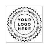 Benutzerdefinierte Firmenlogos - Umlaufgrenzen Permastempel (Design)
