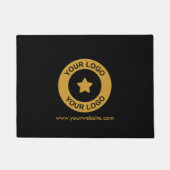 Benutzerdefinierte Firmenlogos und Firmenwebsite Fußmatte (Vorderseite)