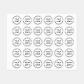 Benutzerdefinierte Firmenlogos und Text-Round-Labe Etiketten (Blatt)