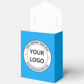 Benutzerdefinierte Firmenlogos und Textfavorisieru Geschenkschachtel (Offen)