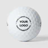 Benutzerdefinierte Firmenlogos und Textmarkierunge Golfball (Vorderseite)