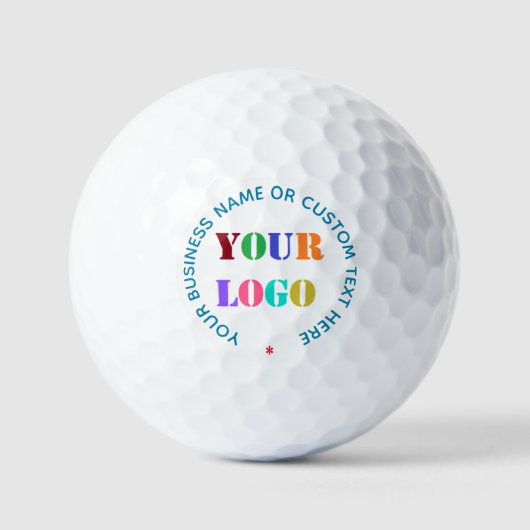 Benutzerdefinierte Firmenlogos und Textmarkierunge Golfball (Vorderseite)