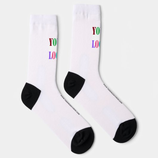 Benutzerdefinierte Firmenlogos und Textsocken wähl Socken (Rechts)