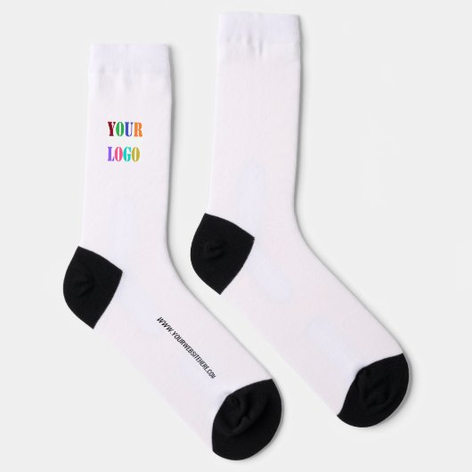 Benutzerdefinierte Firmenlogos und Textsocken wähl Socken (Rechts)