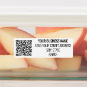 Benutzerdefinierte Firmennamen-Adresse und QR-Code Etiketten (Befestigt)