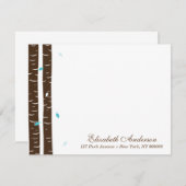 benutzerdefinierte flache Mitteilungskarten für Bi (Vorne/Hinten)